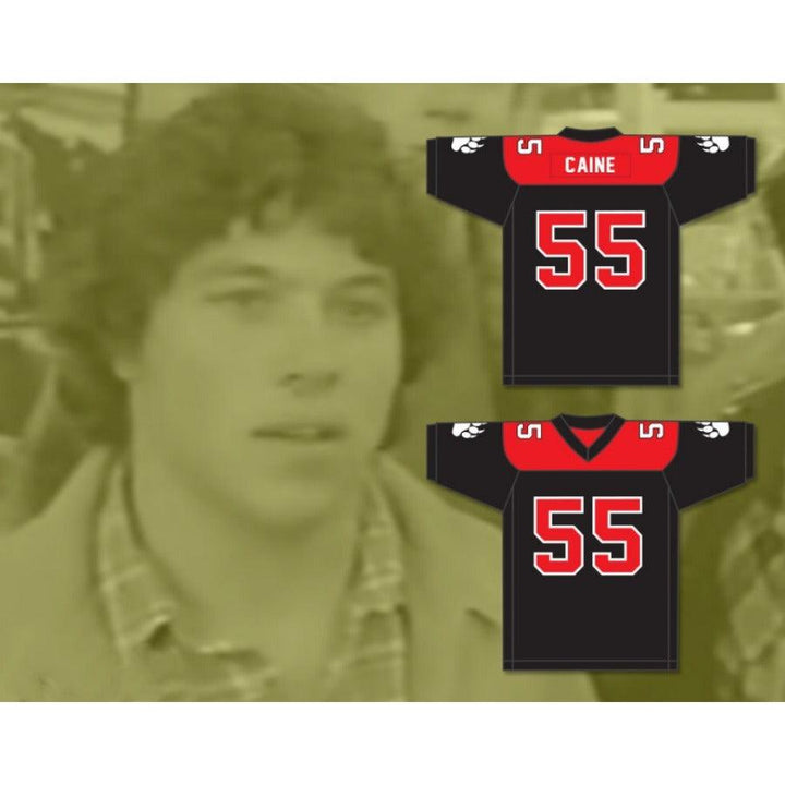CUSTOM ANY Name Number B.J. CAINE 55 MINNVILLE HIGH SCHOOL GRIZZLIES Football Jersey Top Stitched S-6XL