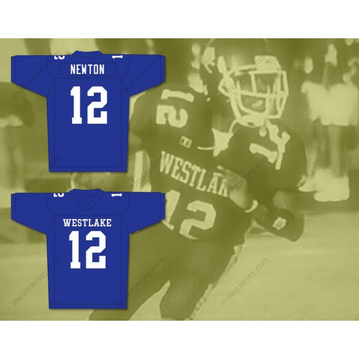CUSTOM ANY Name Number CAM NEWTON 12 WESTLAKE HIGH SCHOOL HOME FOOTBALL JERSEY Top Stitched S-6XL