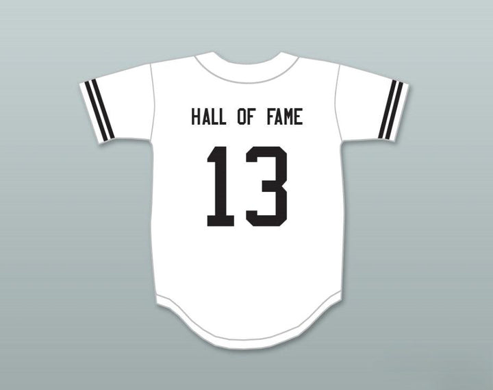 Custom Any Name Number HALL OF FAME 13 WHITE BASEBALL JERSEY Top Stitched S-6XL