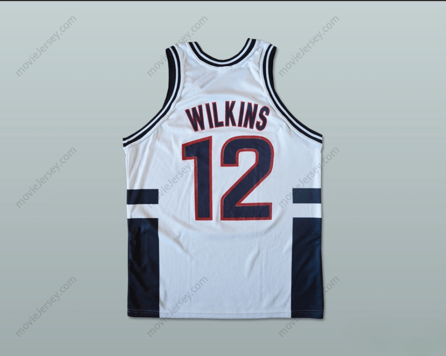 CUSTOM ANY Name Number DOMINIQUE WILKINS 12 TEAM SYSTEM COMPUTERS SOFTWARE BASKETBALL JERSEY Top Stitched S-6XL