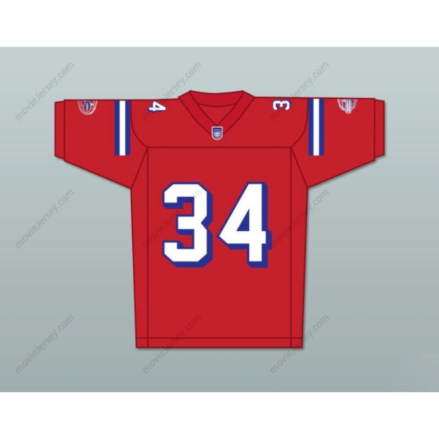 CUSTOM ANY Name Number WALTER COCHRAN 34 WASHINGTON SENTINELS HOME Football Jersey Top Stitched S-6XL