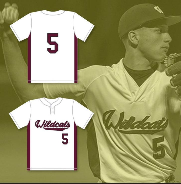 Custom Any Name Number PATRICK MAHOMES 5 WHITEHOUSE HIGH SCHOOL WILDCATS WHITE BASEBALL JERSEY 1 Top Stitched S-6XL