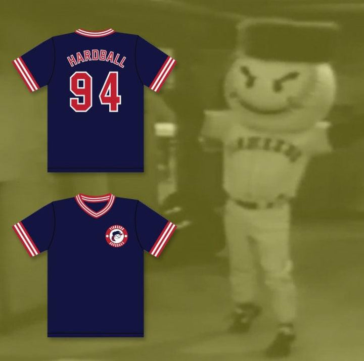 Custom Any Name Number HARDBALL 94 PIONEERS AWAY BASEBALL JERSEY HARDBALL SITCOM Top Stitched S-6XL