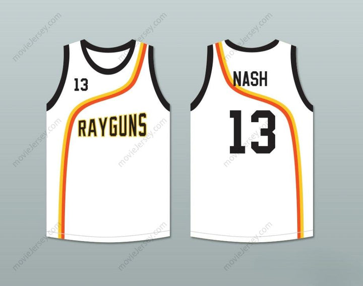 CUSTOM ANY Name Number STEVE NASH 13 ROSWELL RAYGUNS WHITE BASKETBALL JERSEY Top Stitched S-6XL