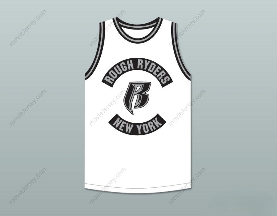CUSTOM ANY Name Number DMX 84 ROUGH RYDERS WHITE BASKETBALL JERSEY 3 Top Stitched S-6XL