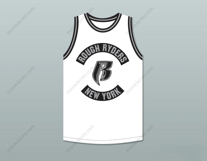 CUSTOM ANY Name Number DMX 84 ROUGH RYDERS WHITE BASKETBALL JERSEY 3 Top Stitched S-6XL