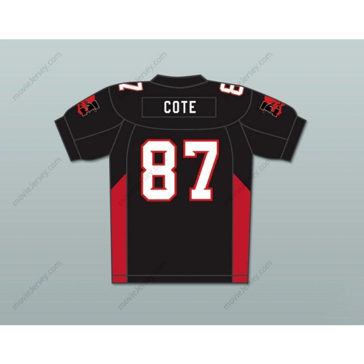 CUSTOM ANY Name Number 87 COTE MEAN MACHINE CONVICTS FOOTBALL JERSEY INCLUDES PATCHES Top Stitched S-6XL