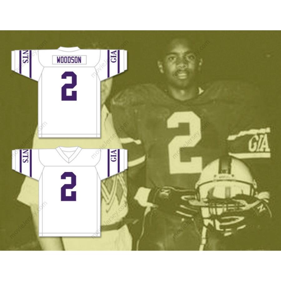 CUSTOM ANY Name Number CHARLES WOODSON 2 FREMONT ROSS HIGH SCHOOL LITTLE GIANTS Football Jersey Top Stitched S-6XL