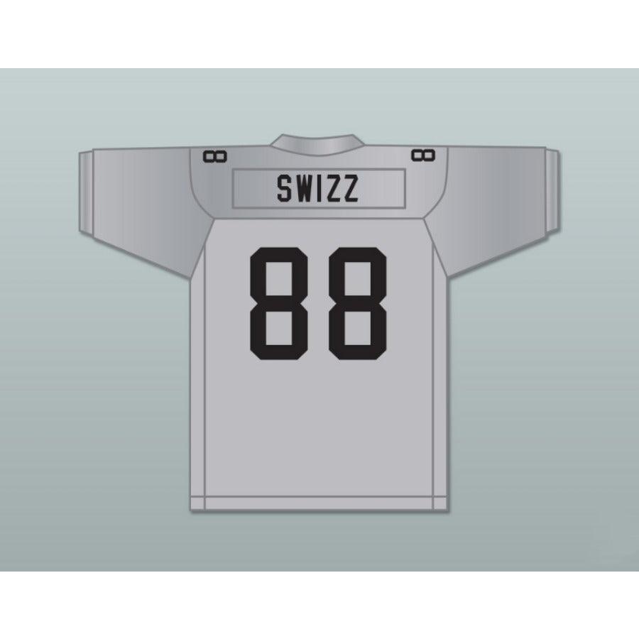 CUSTOM ANY Name Number SWIZZ BEATZ ROUGH RYDERS 88 SILVER Football Jersey Top Stitched S-6XL