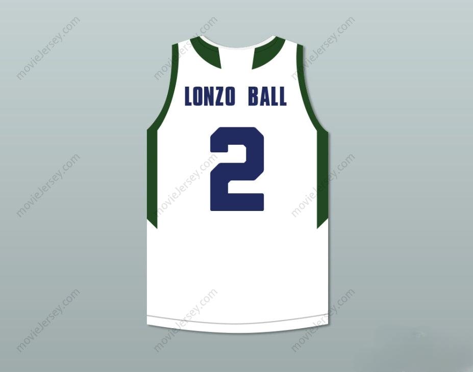 CUSTOM ANY Name Number LONZO BALL 2   HUSKIES WHITE BASKETBALL JERSEY 2 Top Stitched S-6XL