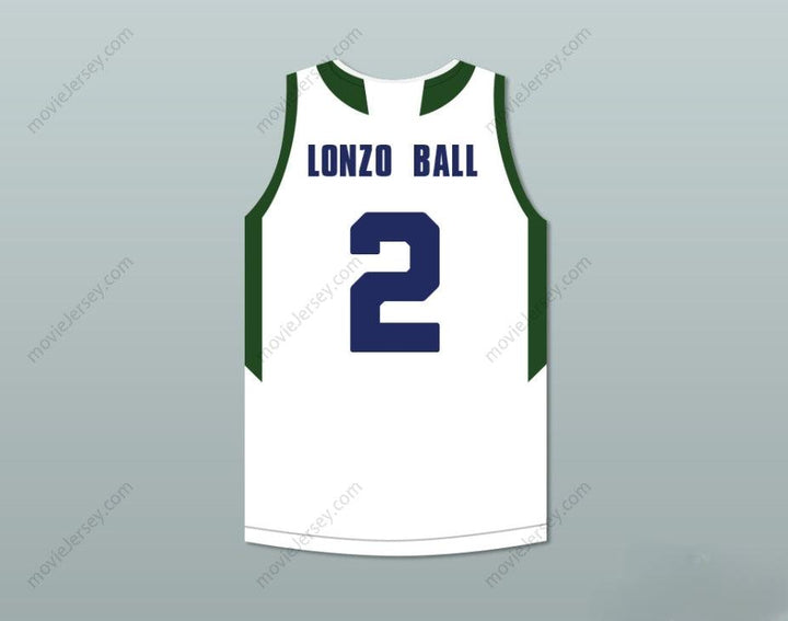 CUSTOM ANY Name Number LONZO BALL 2   HUSKIES WHITE BASKETBALL JERSEY 2 Top Stitched S-6XL