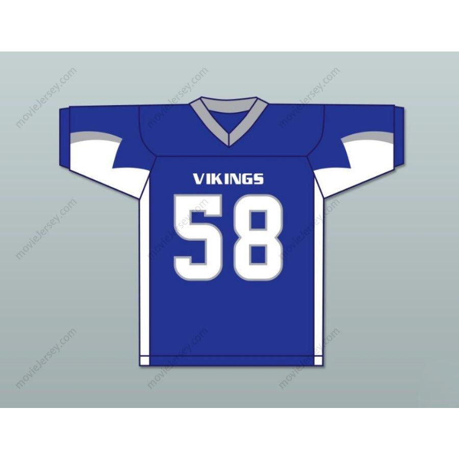CUSTOM ANY Name VIKINGS JOSH MYERS 58  HIGH SCHOOL Football Jersey Stitched S-6XL