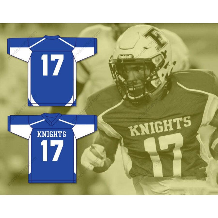 CUSTOM ANY Number KNIGHTS JAYLEN WADDLE 17 EPISCOPAL HIGH SCHOOL Football Jersey Stitched S-6XL