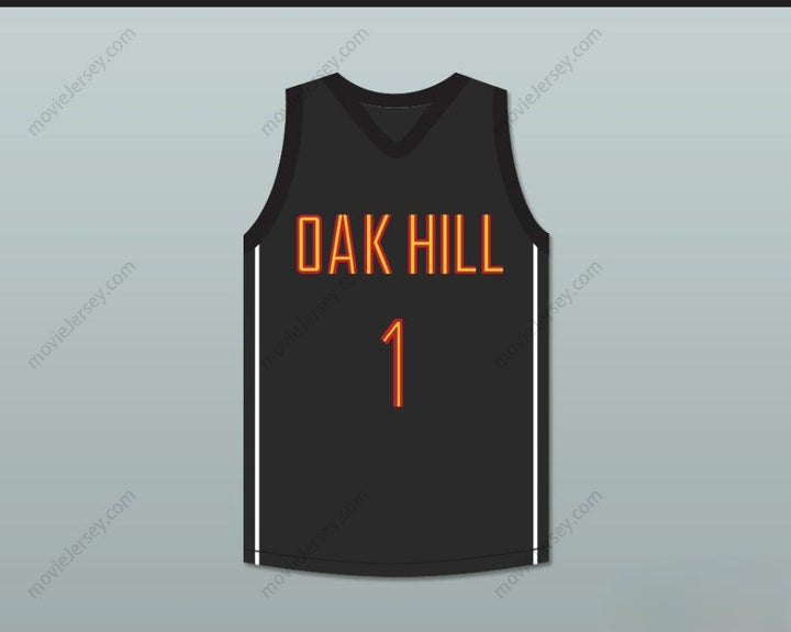 CUSTOM ANY Name Number HARRY GILES 1 OAK HILL ACADEMY BLACK BASKETBALL JERSEY Top Stitched S-6XL