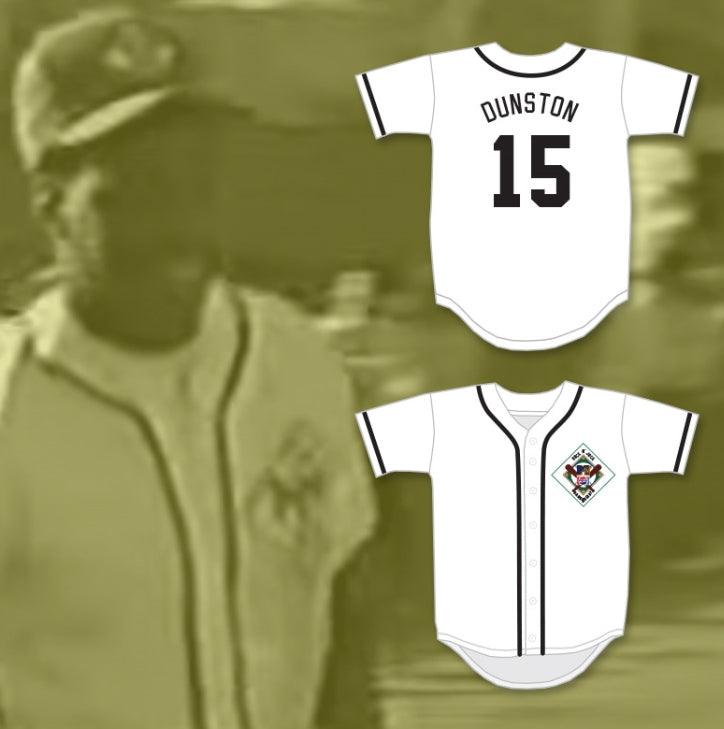 Custom Any Name Number SHAWON DUNSTON 15 SALAMANDERS BASEBALL JERSEY 1ST ANNUAL ROCK N' JOCK DIAMOND DERBY Top Stitched S-6XL
