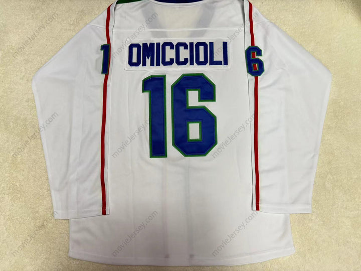 Custom Any Name Number ITALY NATIONAL TEAM HOCKEY JERSEY Top Stitched S-6XL