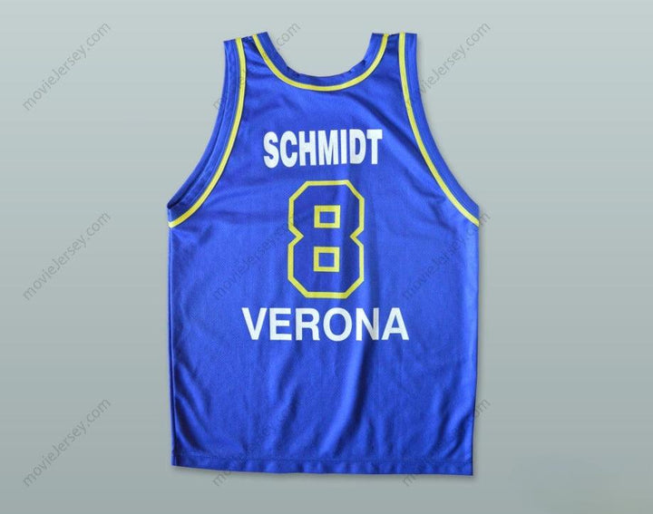 CUSTOM ANY Name Number CASEY SCHMIDT 8 SCALIGERA BASKET VERONA BASKETBALL JERSEY Top Stitched S-6XL