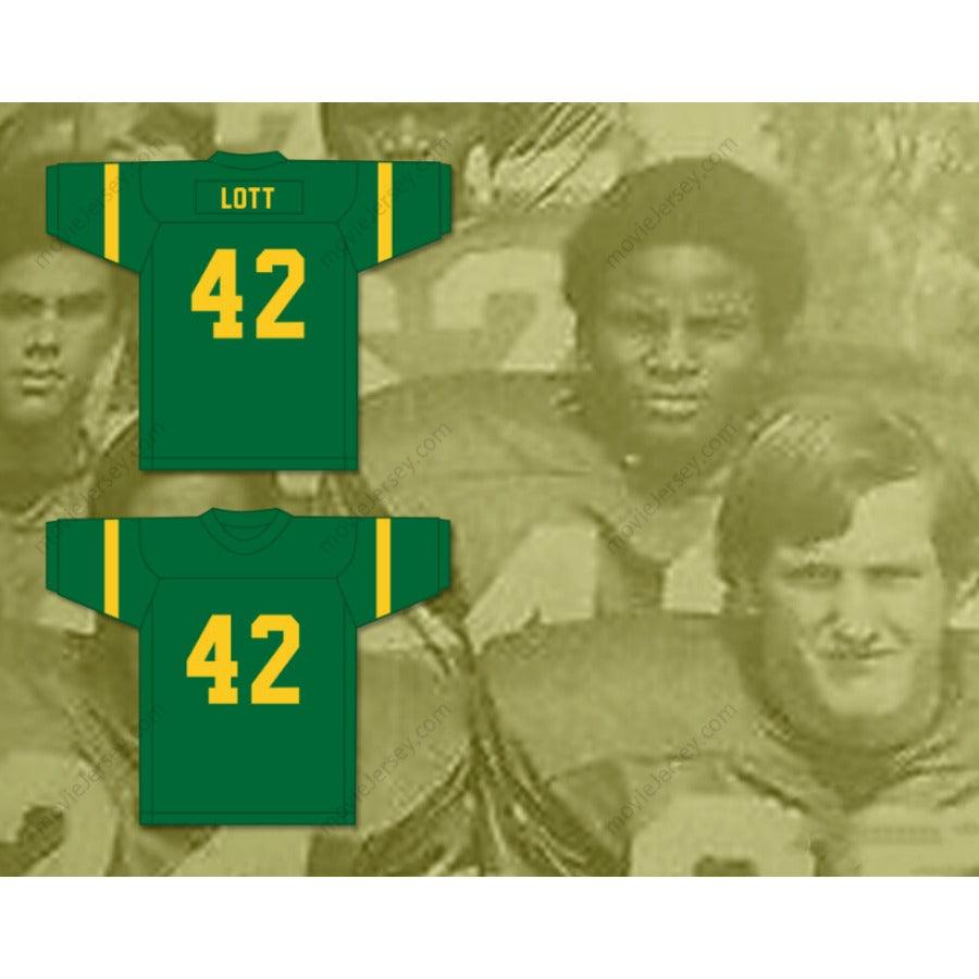 CUSTOM ANY Name Number RONNIE LOTT 42 EISENHOWER HIGH SCHOOL EAGLES GREEN FOOTBALL JERSEY Top Stitched S-6XL