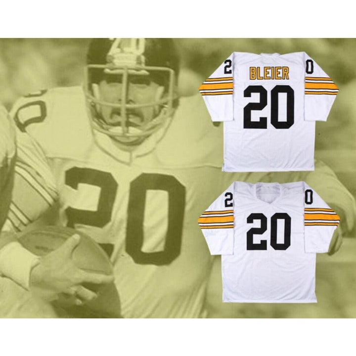 CUSTOM ANY Name Number ROCKY BLEIER 20 PITTSBURGH Football Jersey Top Stitched S-6XL