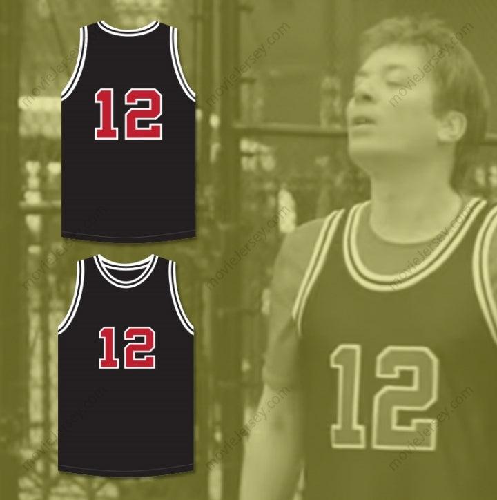 CUSTOM ANY Name Number JIMMY FALLON 12 SNL SKIT BLACK BASKETBALL JERSEY Top Stitched S-6XL