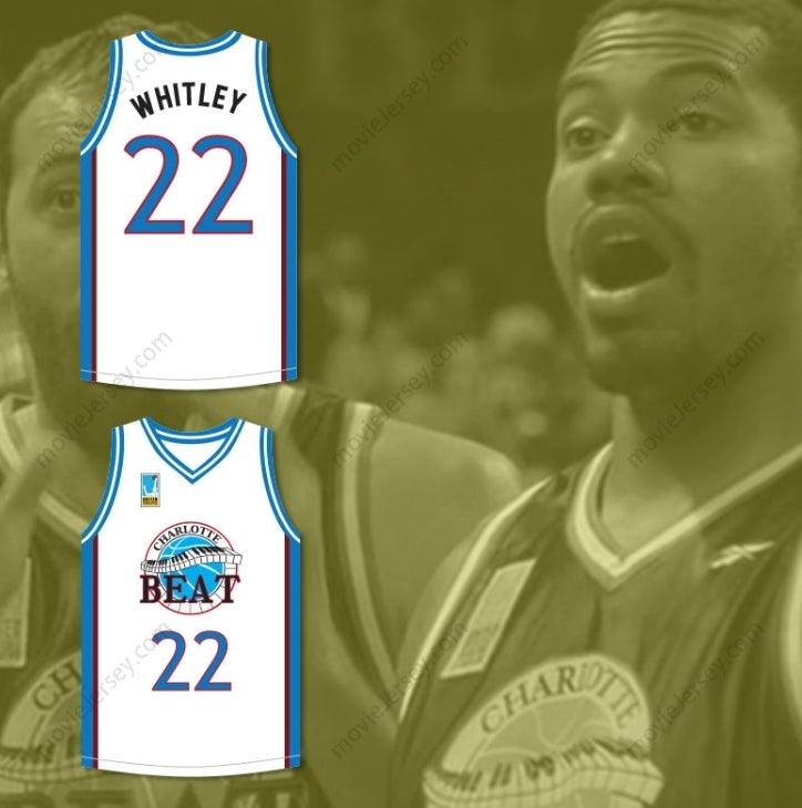CUSTOM ANY Name Number RASHEED WALLACE WHITLEY 22 CHARLOTTE BEAT AWAY BASKETBALL JERSEY WITH UBA PATCH JUWANNA MANN Top Stitched S-6XL