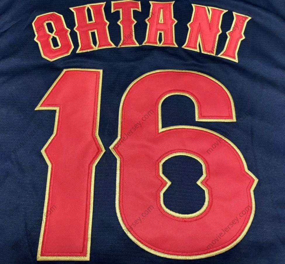 New Shohei Ohtani #16 Japan Baseball 2023 Baseball Classic Jersey Top Stitched