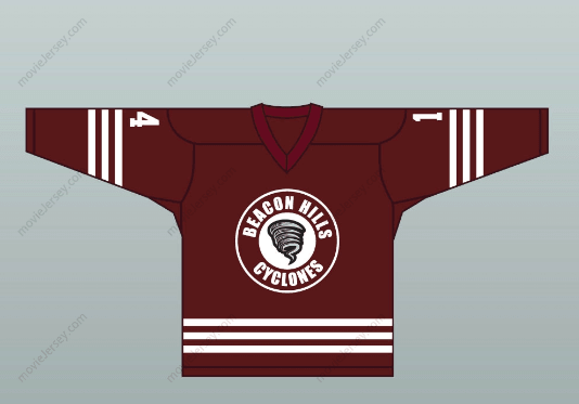 Custom Any Name Number Isaac Lahey 14 Beacon Hills Cyclones Hockey Jersey Teen Wolf TV Series Top Stitched S-6XL