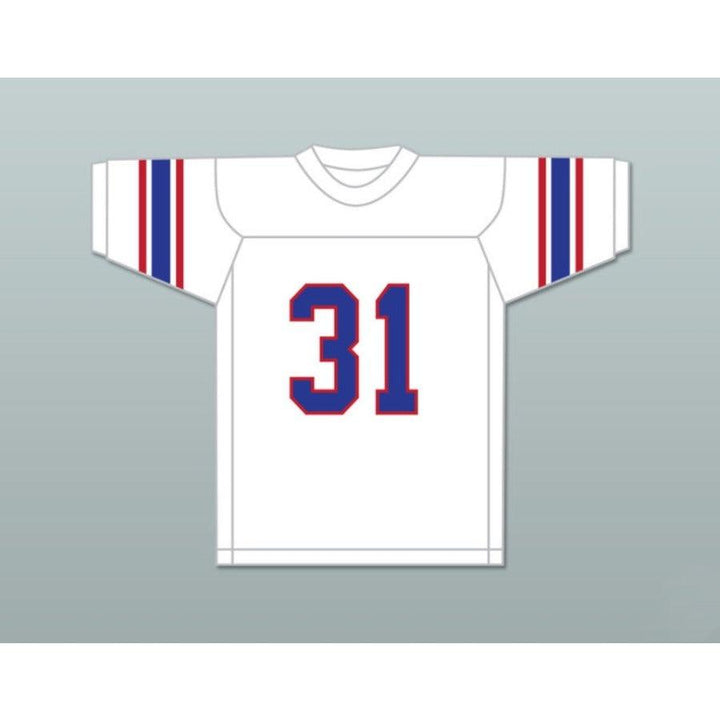 CUSTOM ANY Name Number DANA WHITE 31 HIGH SCHOOL WHITE Football Jersey Top Stitched S-6XL
