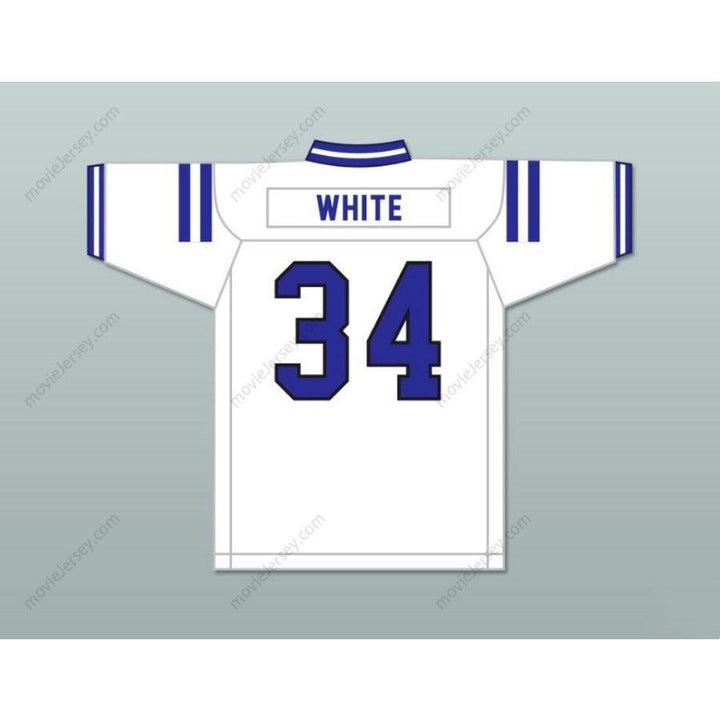 CUSTOM ANY Name Number ZAMIR WHITE 34 SCOTLAND HIGH SCHOOL FIGHTING SCOTS Football Jersey Top Stitched S-6XL