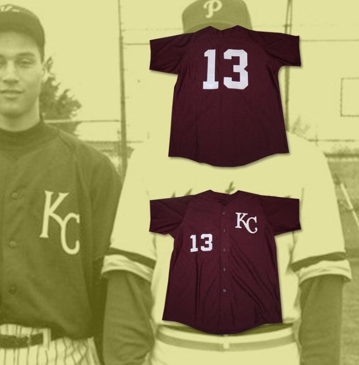 Custom Any Name Number DEREK JETER CENTRAL HIGH SCHOOL MAROON GIANTS BASEBALL JERSEY Top Stitched S-6XL