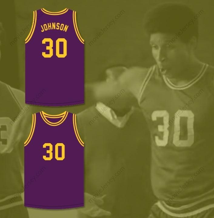 CUSTOM ANY Name Number EARVIN MAGIC JOHNSON 30 PURPLE BASKETBALL JERSEY THE LEGEND OF YOUNG LARRY BIRD SKIT Top Stitched S-6XL