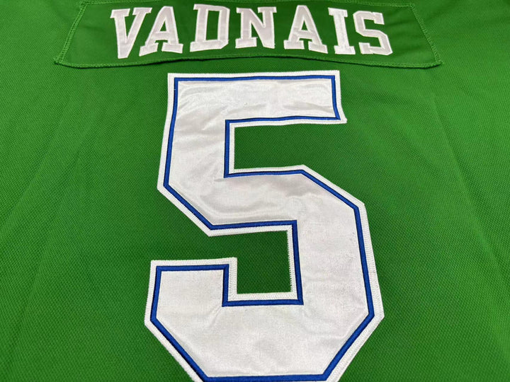 Custom Any Name Number CAROL VADNAIS 5 CALIFORNIA GOLDEN SEALS HOCKEY JERSEY Top Stitched S-6XL