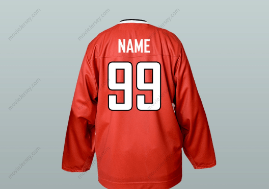 Custom Any Name Number Austria National Team Hockey Jersey Top Stitched S-6XL