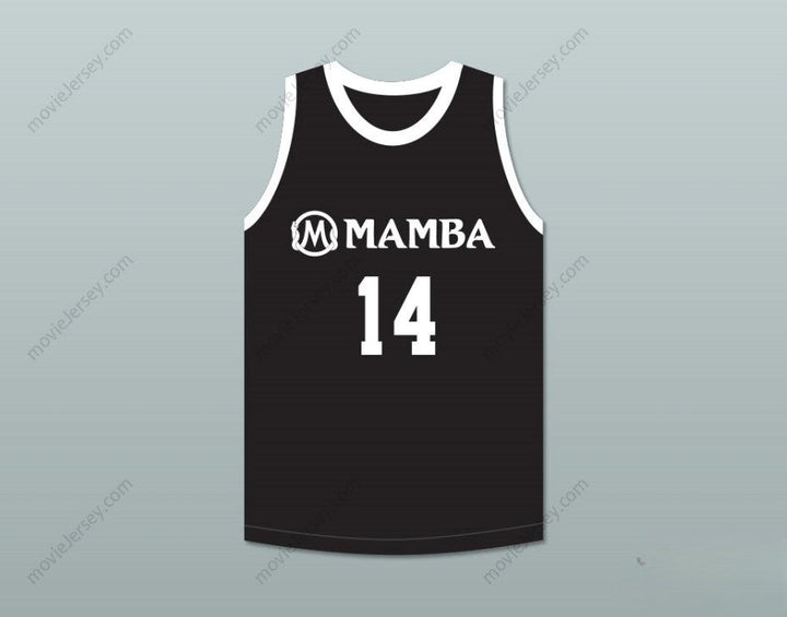 CUSTOM ANY Name Number PAYTON CHESTER 14 MAMBA BALLERS BLACK BASKETBALL JERSEY VERSION 4 Top Stitched S-6XL
