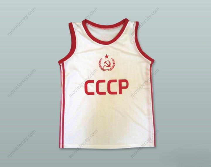 CUSTOM ANY Name Number ARVYDAS SABONIS 11 SOVIET UNION CCCP BASKETBALL JERSEY Top Stitched S-6XL