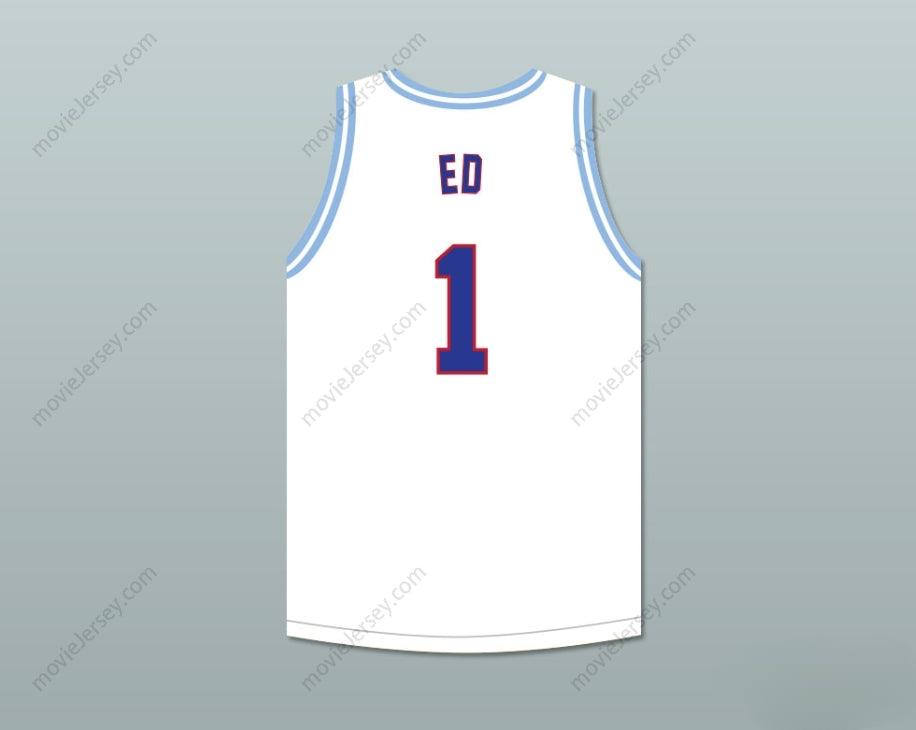 CUSTOM ANY Name Number ED 1 GOOD BURGER WHITE BASKETBALL JERSEY Top Stitched S-6XL