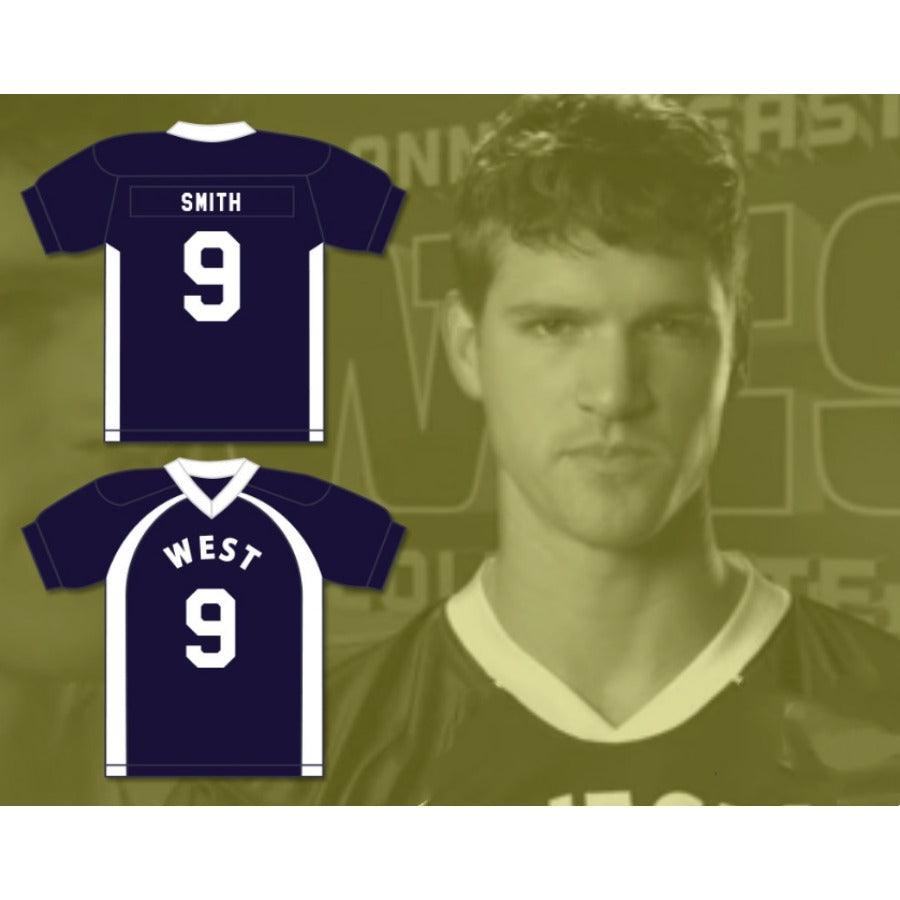 CUSTOM ANY Name Number DAN SMITH 9 WEST FOOTBALL JERSEY KEY PEELE Top Stitched S-6XL