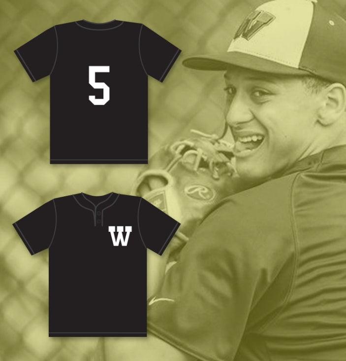 Custom Any Name Number PATRICK MAHOMES 5 WHITEHOUSE HIGH SCHOOL WILDCATS BLACK BASEBALL JERSEY 1 Top Stitched S-6XL