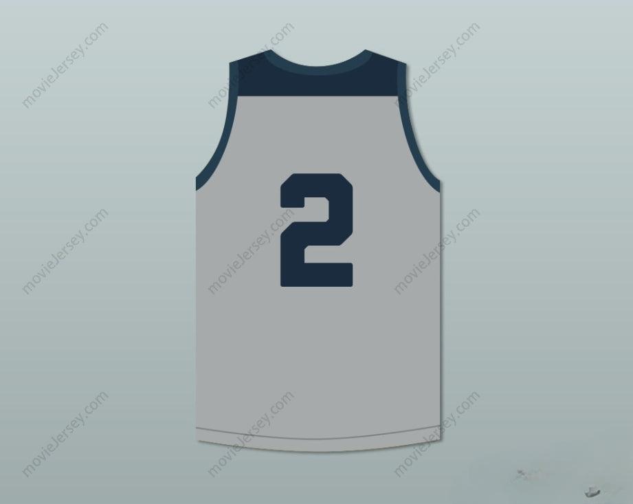 CUSTOM ANY Name Number LONZO BALL 2   HIGH SCHOOL HUSKIES GRAY BASKETBALL JERSEY Top Stitched S-6XL