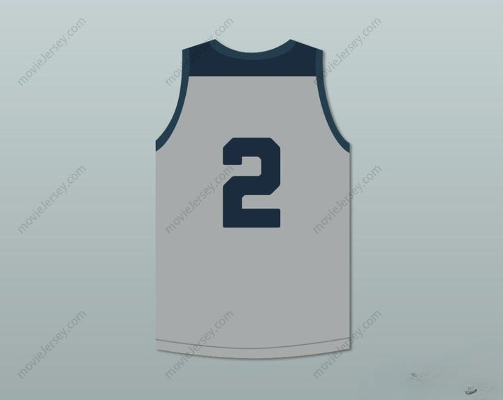 CUSTOM ANY Name Number LONZO BALL 2   HIGH SCHOOL HUSKIES GRAY BASKETBALL JERSEY Top Stitched S-6XL