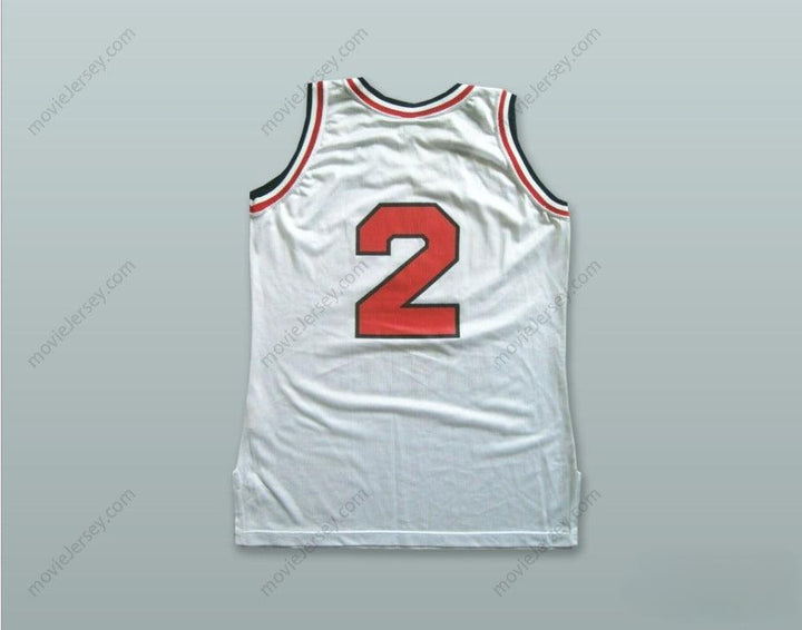 CUSTOM ANY Name Number UNITED STATES 2 WHITE BASKETBALL JERSEY Top Stitched S-6XL