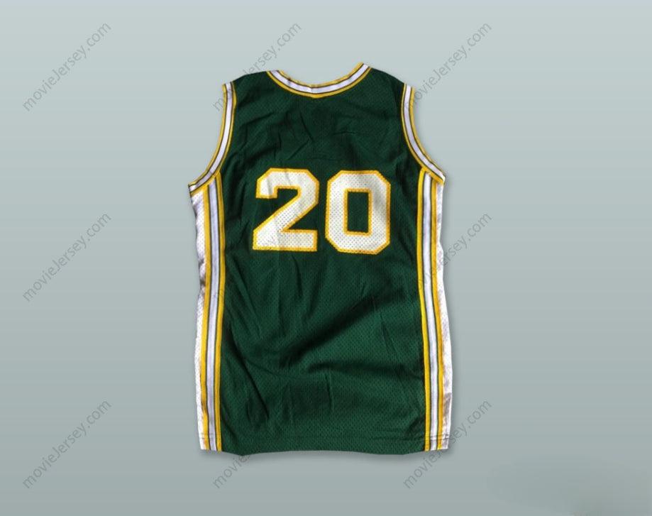CUSTOM ANY Name Number FREELAND 20 DARK GREEN BASKETBALL JERSEY Top Stitched S-6XL
