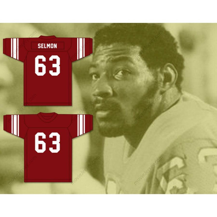 CUSTOM ANY Name Number LEE ROY SELMON 63 EUFAULA HIGH SCHOOL IRONHEADS Football Jersey Top Stitched S-6XL