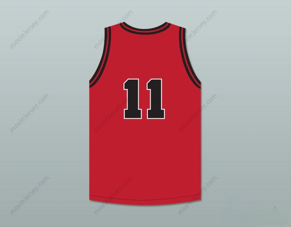 CUSTOM ANY Name Number SHAREEF O'NEAL 11 CROSSROADS SCHOOL ROADRUNNERS RED BASKETBALL JERSEY 1 Top Stitched S-6XL