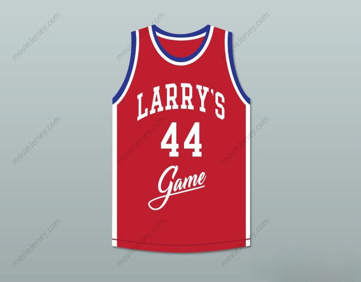 CUSTOM ANY Name Number SIDNEY GREEN 44 LARRY'S GAME RED BASKETBALL JERSEY 1988 CHARITY EVENT Top Stitched S-6XL