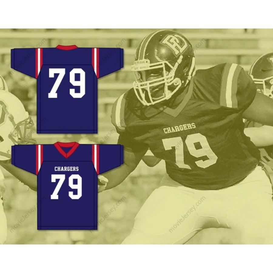 CUSTOM ANY Name Number IKEM EKWONU 79 PROVIDENCE DAY SCHOOL CHARGERS Football Jersey Top Stitched S-6XL