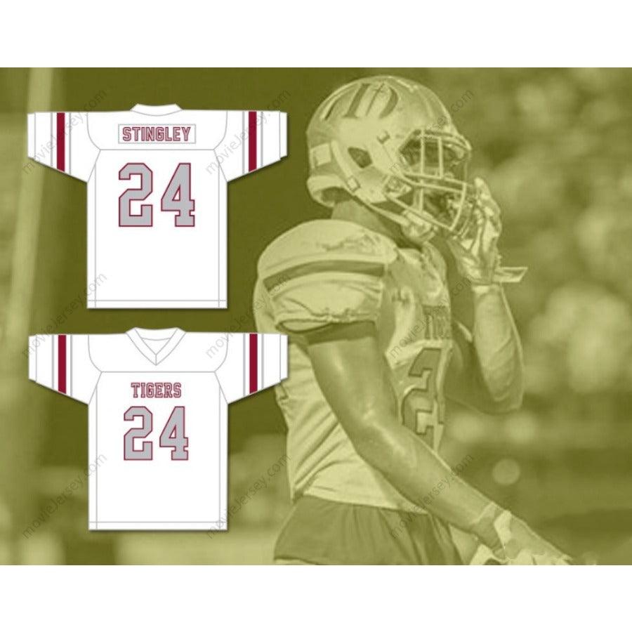 CUSTOM ANY Name Number DEREK STINGLEY JR 24 THE DUNHAM SCHOOL TIGERS Football Jersey Top Stitched S-6XL