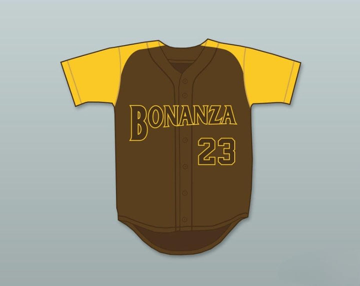 Custom Any Name Number KRIS BRYANT 23 BONANZA HIGH SCHOOL   BROWN BASEBALL JERSEY 1 Top Stitched S-6XL
