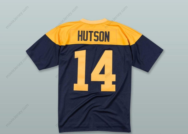 CUSTOM ANY Name Number Don Hutson 14 Throwback Navy Blue Football Jersey Football Jersey Top Stitched S-6XL