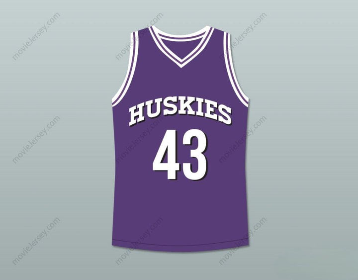 CUSTOM ANY Name Number MARLON WAYANS KENNY TYLER 43 HUSKIES BASKETBALL JERSEY THE 6TH MAN NEW Top Stitched S-6XL